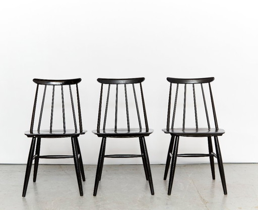 Esszimmerstühle Modell Fanett von Ilmari Tapiovaara für Asko, 1950er Jahre, 3er-Set