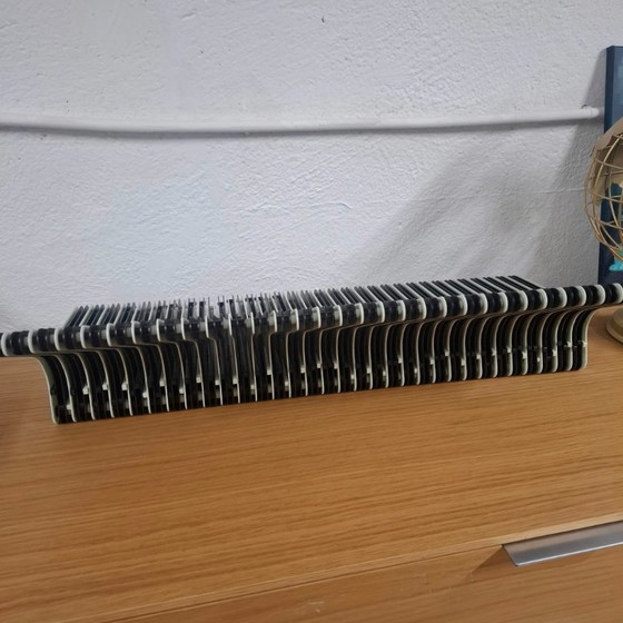 Organizzatore di vinili del 1965, vintage – Mobili TV, Plastica (photo 5 of 8)