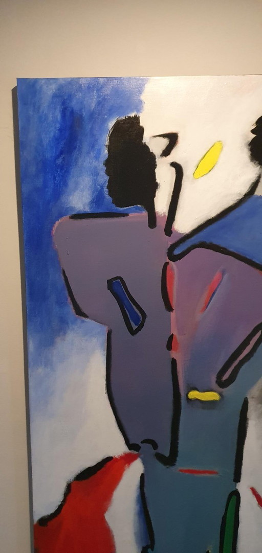 Peinture à l'huile Deux personnes