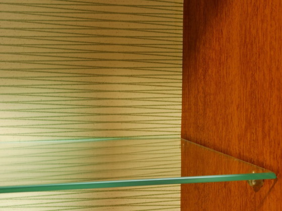 Image 1 of Vintage Wohnzimmerschrank 60er Jahre, Cocktailschrank Hausbar, Vitrine mit Glasschiebetüren, Mid Century Highboard, Deutschland