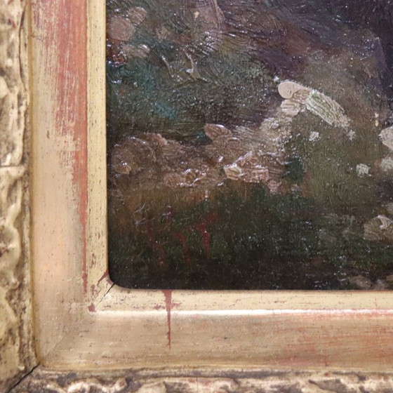 Image 1 of Mountain Landscape, Oil Painting on Board