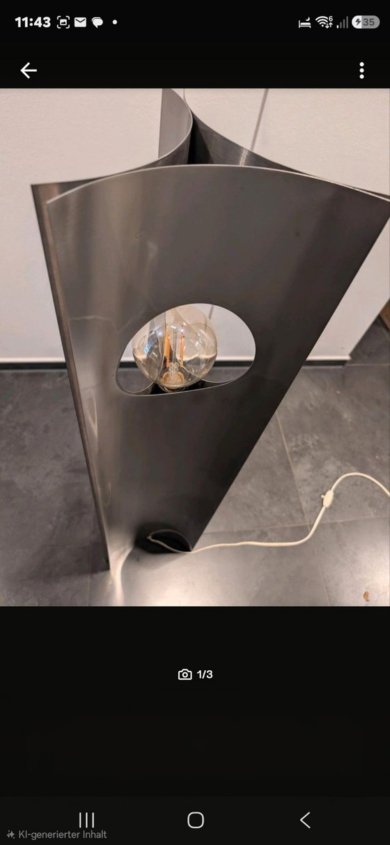 Lampada da terra vintage "Etoile" di François Monnet per Kappa, Francia 1969 – Lampade da terra, Metal (photo 4 of 5)