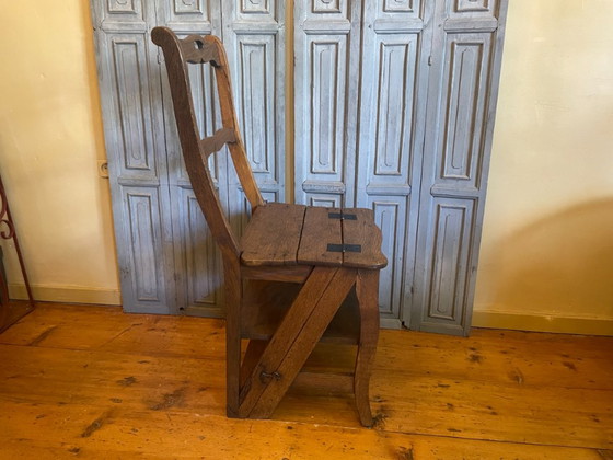 Tabouret de bibliothèque, escalier/chaise, français – Objets déco, Wood (photo 2 of 19)