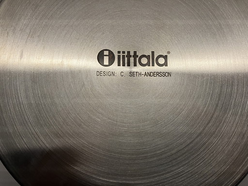 Iittala Doppelwandige Salatschüssel aus Edelstahl