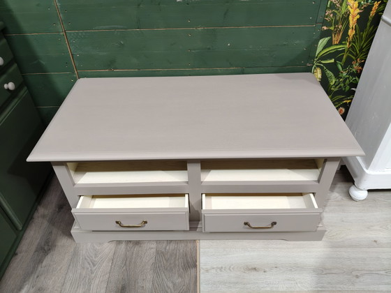 Image 1 of TV cabinet with 2 drawers