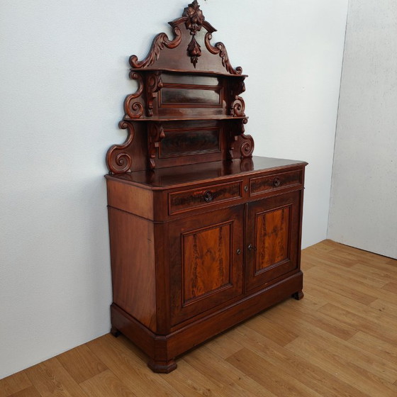 Image 1 of Antique brocante buffet cabinet sideboard cabinet cupboard