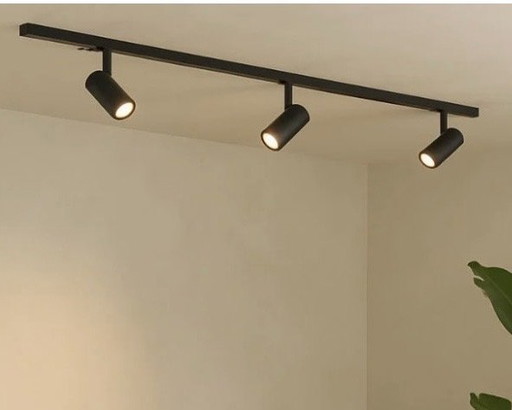 Railverlichtingssysteem Model GA 69 – plafondlampen, Metal, Plastic