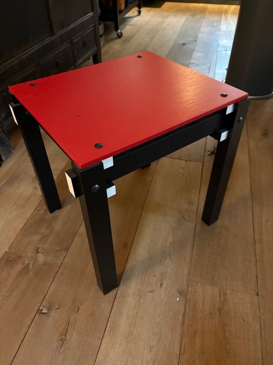 Image 1 of original Rietveld Originals Military Chair with matching Military Stool,