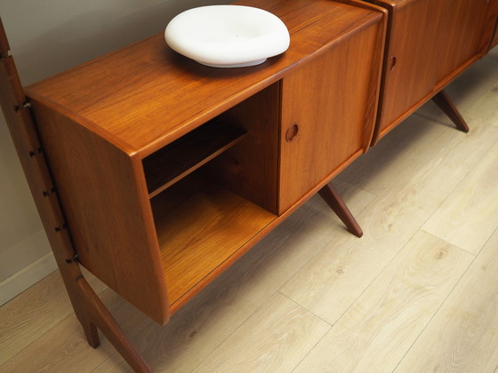 Image 1 of Teak System Bookcase, Norwegian Design, 1960s, Production: Blindheim Mobelfabrikk, Designer: John Texmon & Einar Blindheim