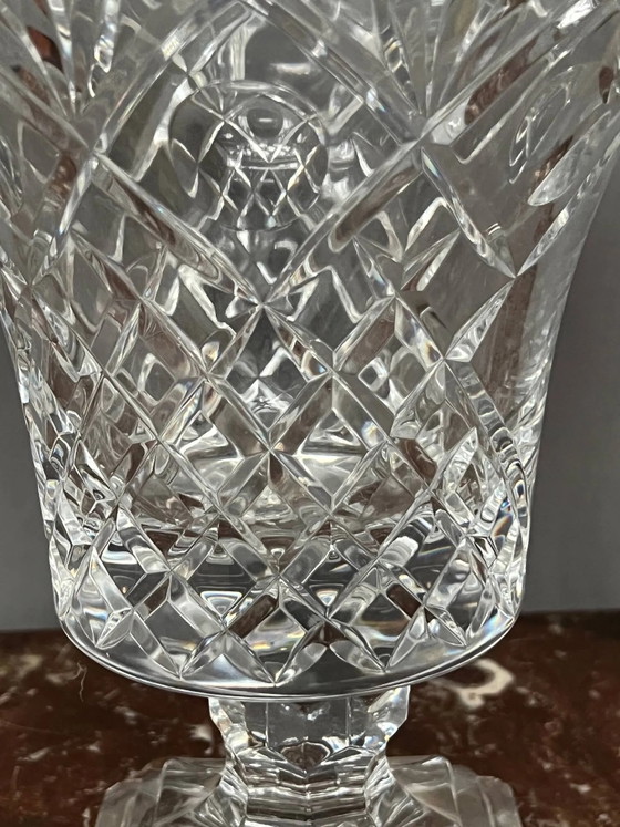 Bonbondose aus massivem Kristall. 24% Blei., Geschirr, Glas, Transparent (Foto 4 von 7)
