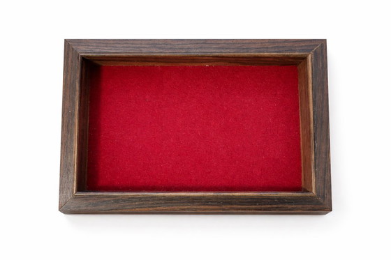 Image 1 of Spielbox aus Holz und 925er Sterlingsilber aus den 1960er Jahren