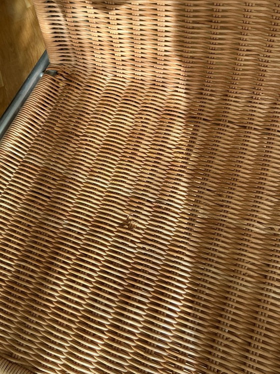 SZ 01 vintage armchair Martin Visser for Spectrum – Rattan, Chrome (photo 7 of 7)