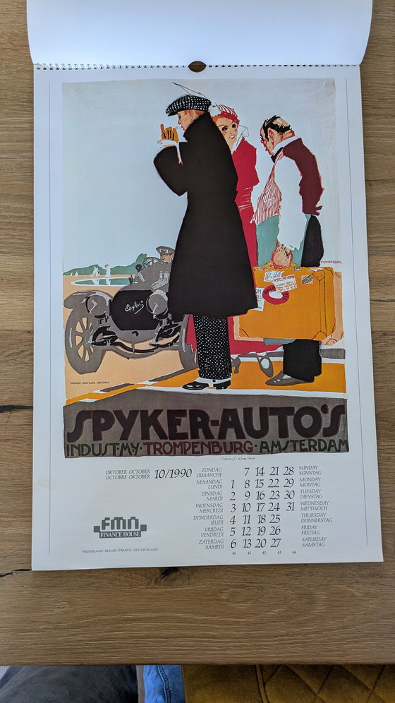 Image 1 of Calendario vintage 1990 Holland Posters (società finanziaria)