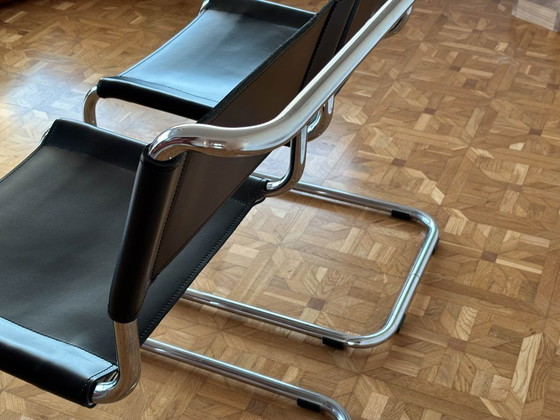 Image 1 of S33 Stoelen van Mart Stam voor Thonet, jaren 80, set van 2