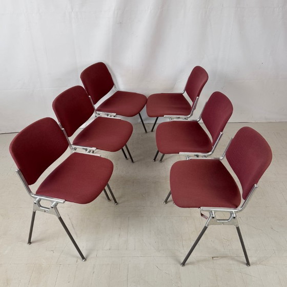 Image 1 of Set di 6 sedie Castelli di Giancarlo Piretti, Italia, anni '80