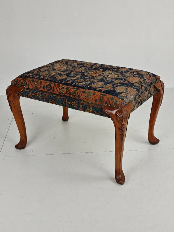 Antique Foot Stool, Walnut, English Regency, Circa 1800–1820 – Wood (photo 4 of 8)