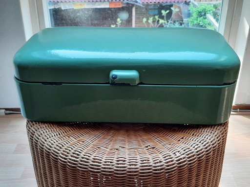 boîte à pain émaillée