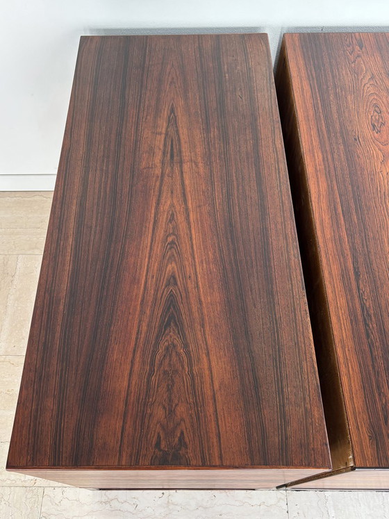 Dark wood Chest of drawers by Svend Langkilde, Denmark, 1960s, set of 2, Scandinavian (photo 12 of 23)