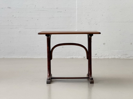 Image 1 of Kindertafel uit het midden van de 20e eeuw, gemaakt van beukenhout, jaren 70.