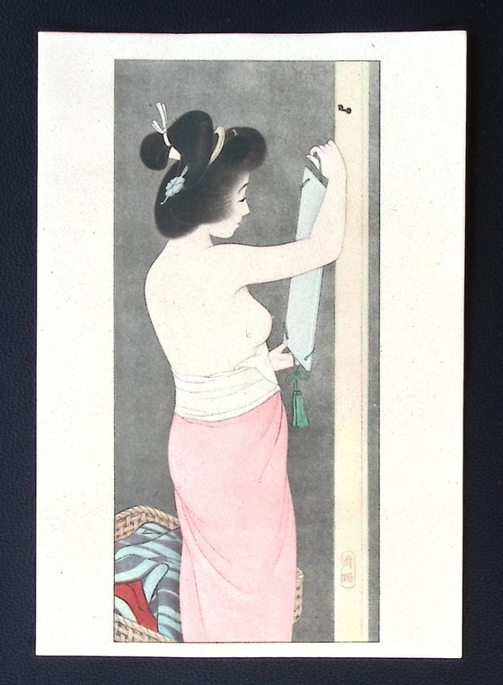8x Kikō Hakkei - Nude Beauties - Litho's – Lithographs & prints, Paper (photo 7 of 12)