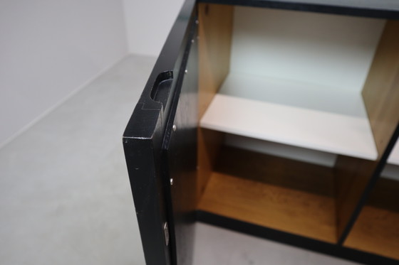 Image 1 of Schwarzes brutalistisches Sideboard von Frans Defour, Belgien 1970er