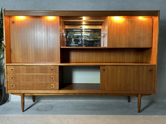 Image 1 of Mid-Century Modern Highboard - Teak