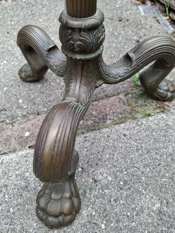Image 1 of Lampadaire en bronze de 180,5 cm de haut !