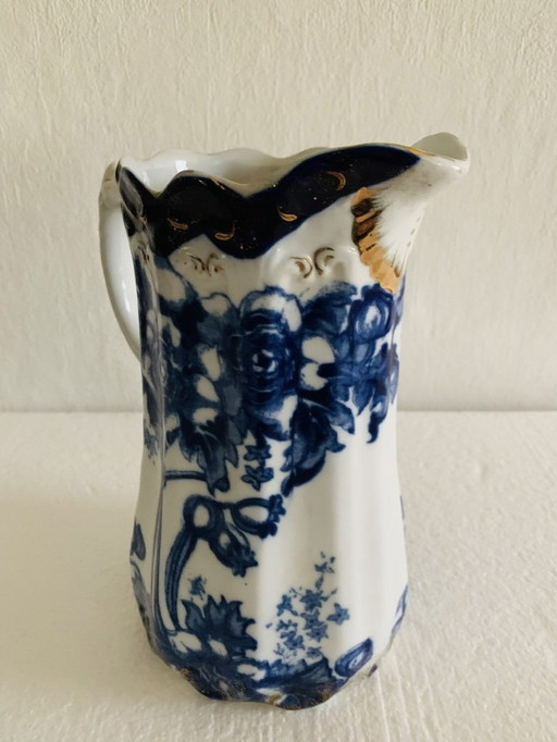 Jarra antigua Doulton Burslem, alrededor de 1890