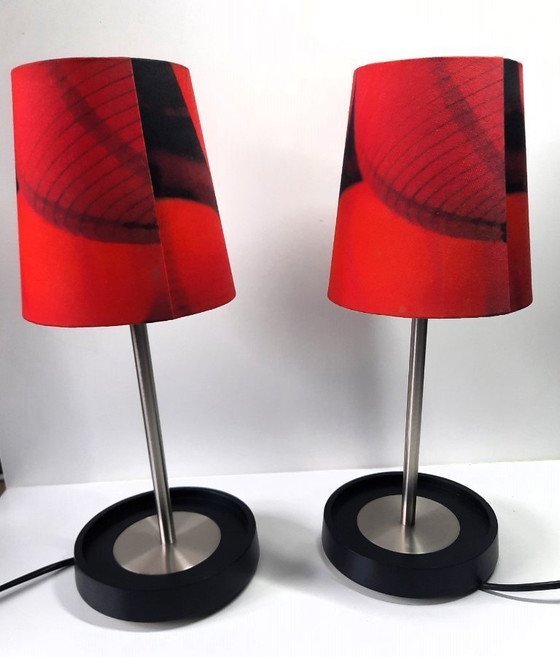 Image 1 of Set of 2 Vintage IKEA table lamps – Design Wiebke Braasch (1990s)