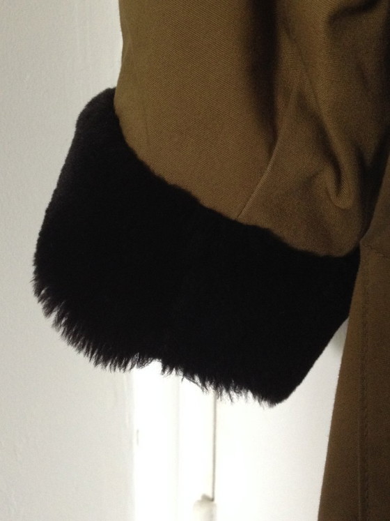 Image 1 of Cappotto lungo in doppia pelliccia di Yves Saint Laurent