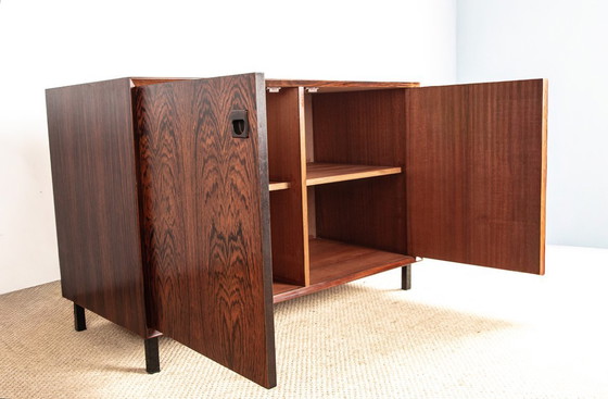 Image 1 of Buffet ou petite enfilade Scandinave en Palissandre par Erik Brouer pour Brouer’s Mobelfabrik 1960.