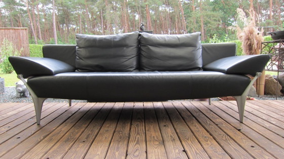Image 1 of Sofá icónico de diseño en piel "Rolf Benz" modelo 1600. ¡En excelente estado!