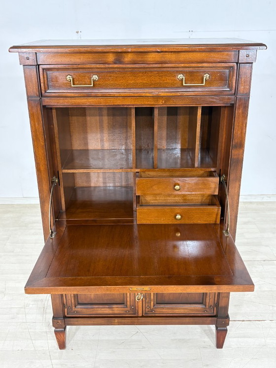 Image 1 of Prachtige Selva secretaire, houten kast, gemaakt in Italië