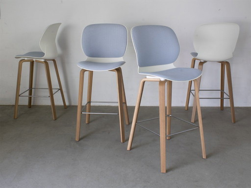 4x Patricia Urquiola Stool Maari voor Haworth