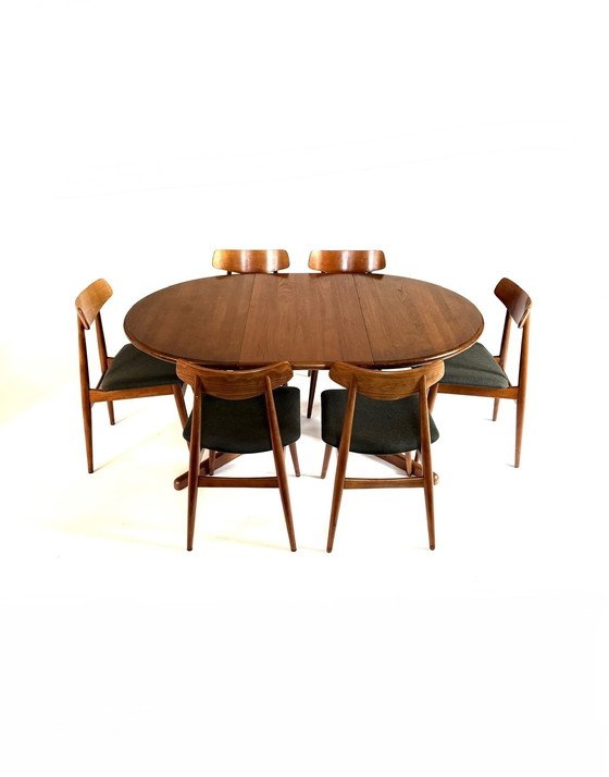 Image 1 of Vintage extendable dining table, Gudme Møbelfabrik '60
