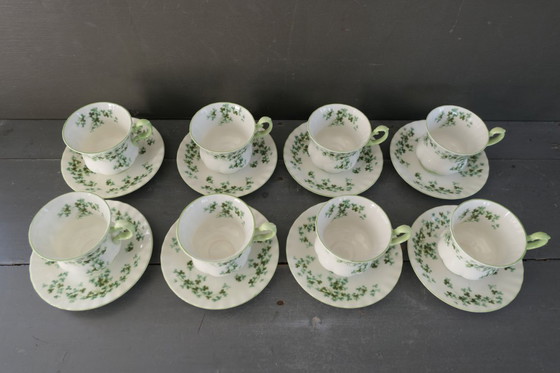 Image 1 of Tazza e piattino Shamrock Royal Albert vintage 8 x