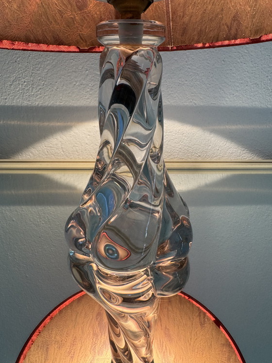 Image 1 of 60's crystal table lamp