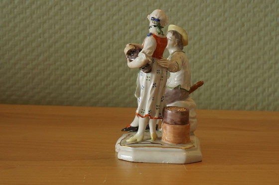 Image 1 of Ludwigsburg XVIII secolo, gruppo di contadini