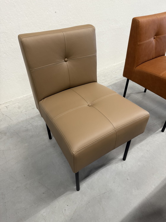 Image 1 of 6 Gelderland 7714 Esszimmerstühle Leder