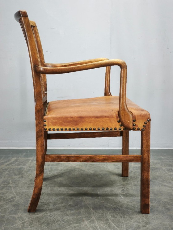 Image 1 of Fauteuil Ole Wanscher modèle 1675 pour Fritz Hansen, Danemark 1942