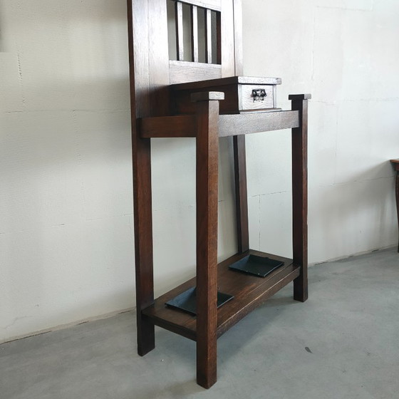 Image 1 of Antico appendiabiti da sala Arts & Crafts (1908)