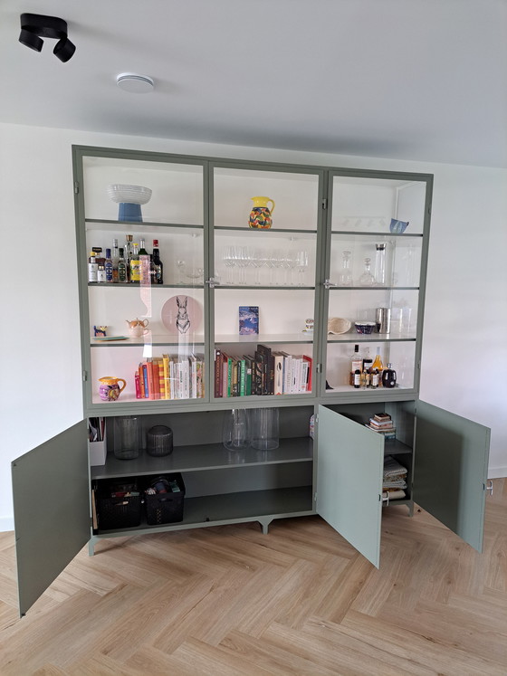 Image 1 of Pharmacy cabinet Old Basics green/grey