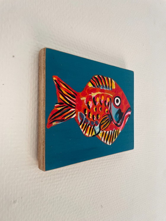 Painting Fish on Wood – Paintings & Drawings (photo 2 of 6)