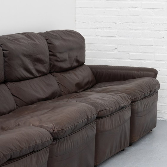 Image 1 of Sofá modular de cuero de los años 70