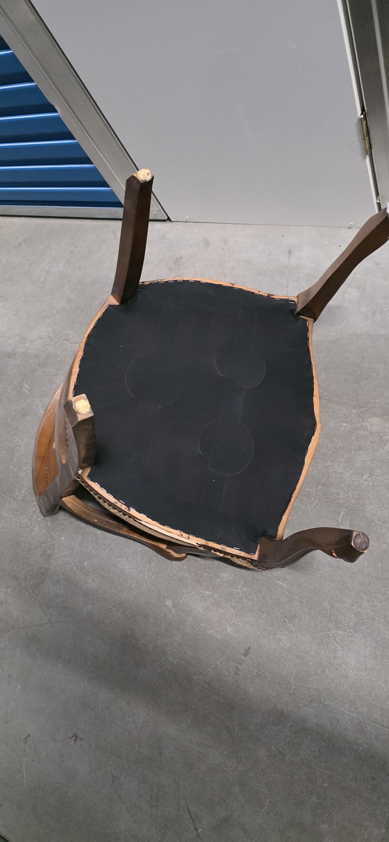 Image 1 of Louis-XIV-Sessel mit Fußhocker