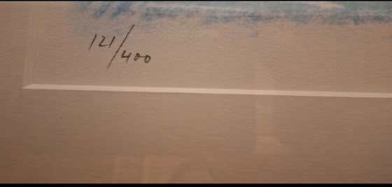 Litografia Hermann -Alfred Sigg (1924-2023)Von Dem Start (121/400 – Hermann Alfred Sigg, Arte, Vetro, Carta (photo 6 of 12)