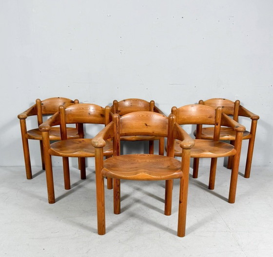 Image 1 of Set van 6 fauteuils van Rainer Daumiller voor Hirtshals Sawmill, Denemarken, jaren 70.