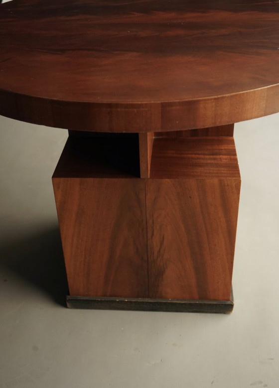 Image 1 of Geometrische salontafel of bijzettafel in art-decostijl, jaren 1930.