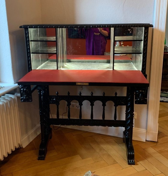 Image 1 of Spanischer Bargueno (Sekretär) umgebaut zum Barschrank