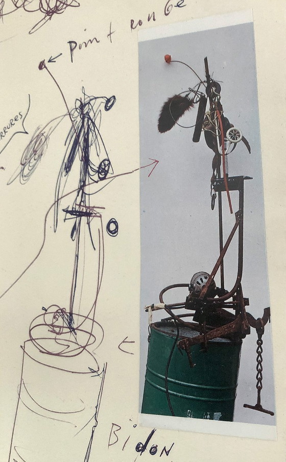 Image 1 of Jean Tinguely - Plakat - Ausstellung 60er Jahre Design - 70er Jahre Design
